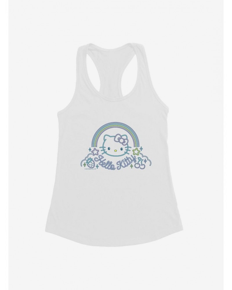 Hello Kitty Kawaii Vacation Neon Dreams Girls Tank $8.17 Tanks