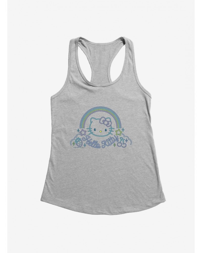 Hello Kitty Kawaii Vacation Neon Dreams Girls Tank $8.17 Tanks