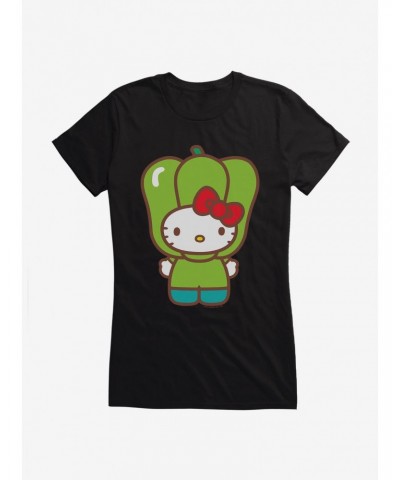 Hello Kitty Five A Day Bell Pepper Girls T-Shirt $9.76 T-Shirts