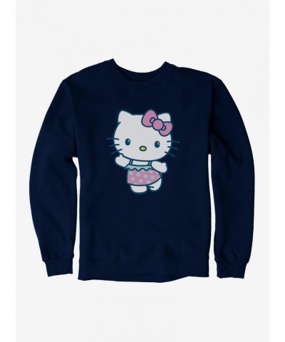 Hello Kitty Kawaii Vacation Ruffles Swim Outfit Sweatshirt $12.10 Sweatshirts