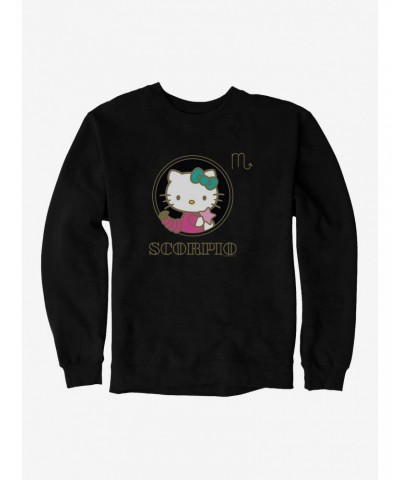 Hello Kitty Star Sign Scorpio Stencil Sweatshirt $14.46 Sweatshirts