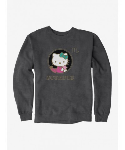 Hello Kitty Star Sign Scorpio Stencil Sweatshirt $14.46 Sweatshirts