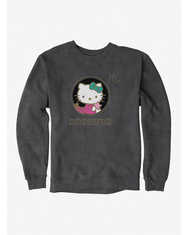 Hello Kitty Star Sign Scorpio Stencil Sweatshirt $14.46 Sweatshirts