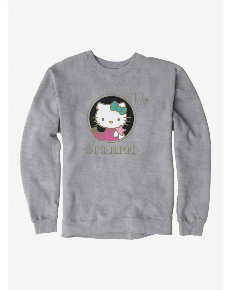 Hello Kitty Star Sign Scorpio Stencil Sweatshirt $14.46 Sweatshirts