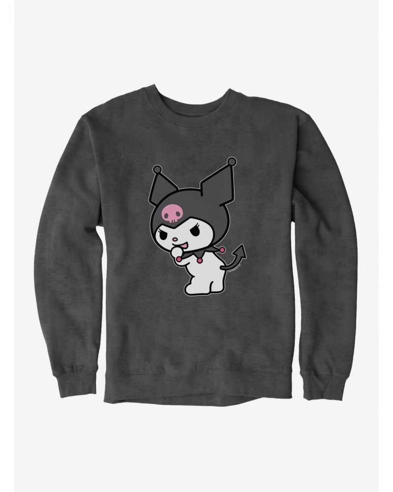 Kuromi Turning Giggle Sweatshirt $10.63 Sweatshirts