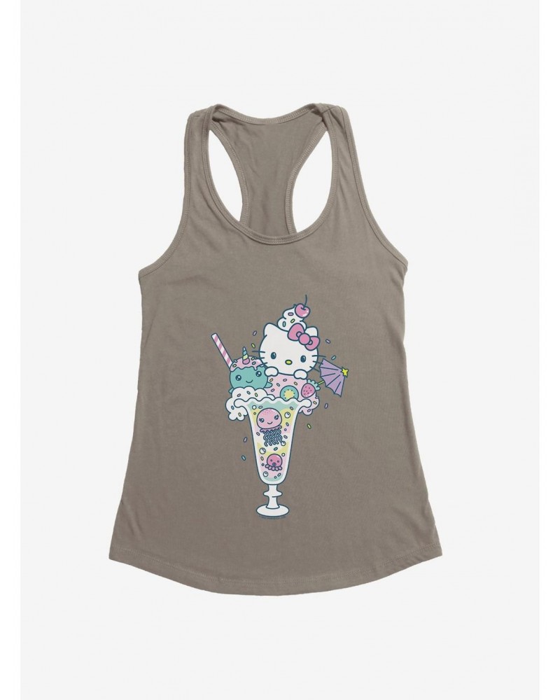 Hello Kitty Kawaii Vacation Milkshake Dreams Girls Tank $9.16 Tanks