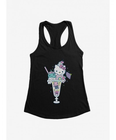 Hello Kitty Kawaii Vacation Milkshake Dreams Girls Tank $9.16 Tanks