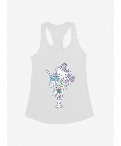 Hello Kitty Kawaii Vacation Milkshake Dreams Girls Tank $9.16 Tanks