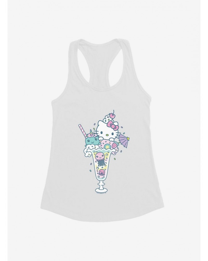 Hello Kitty Kawaii Vacation Milkshake Dreams Girls Tank $9.16 Tanks