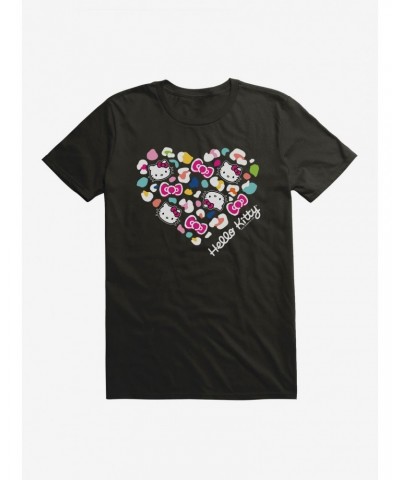 Hello Kitty Jungle Paradise Spotted Heart T-Shirt $7.84 T-Shirts