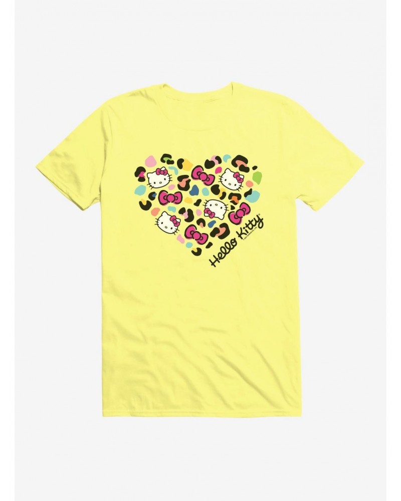 Hello Kitty Jungle Paradise Spotted Heart T-Shirt $7.84 T-Shirts