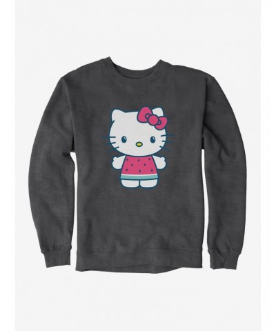 Hello Kitty Kawaii Vacation Watermelon Outfit Sweatshirt $12.99 Sweatshirts