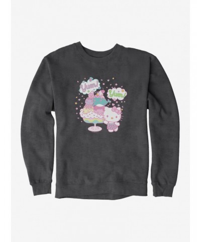 Hello Kitty Kawaii Vacation Dessert Time Sweatshirt $13.58 Sweatshirts