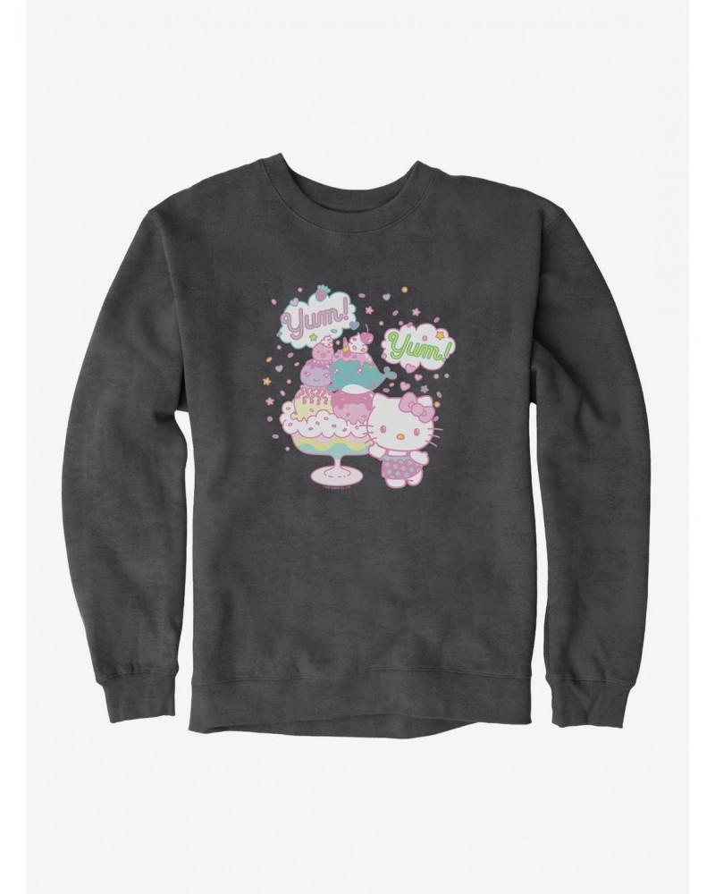 Hello Kitty Kawaii Vacation Dessert Time Sweatshirt $13.58 Sweatshirts