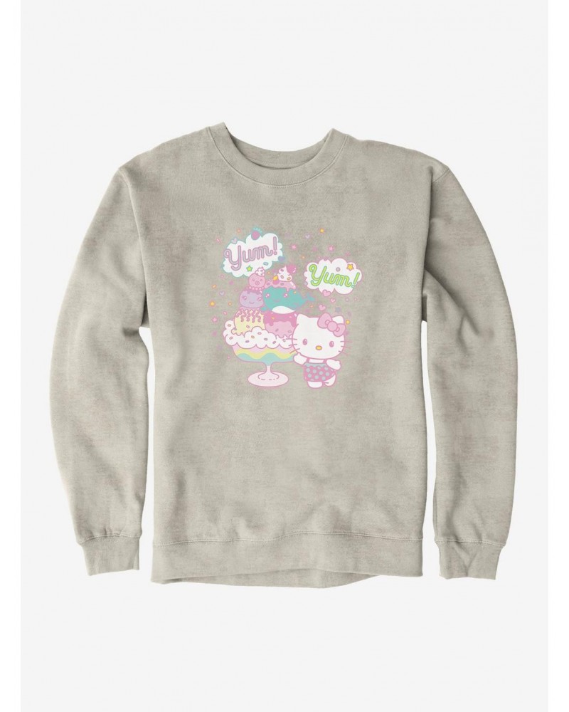 Hello Kitty Kawaii Vacation Dessert Time Sweatshirt $13.58 Sweatshirts