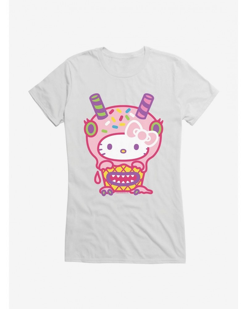 Hello Kitty Sweet Kaiju Cupcake Girls T-Shirt $6.37 T-Shirts