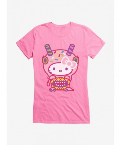 Hello Kitty Sweet Kaiju Cupcake Girls T-Shirt $6.37 T-Shirts