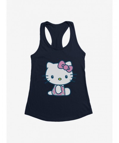 Hello Kitty Kawaii Vacation Polka Dot Swim Outfit Girls Tank $7.97 Tanks