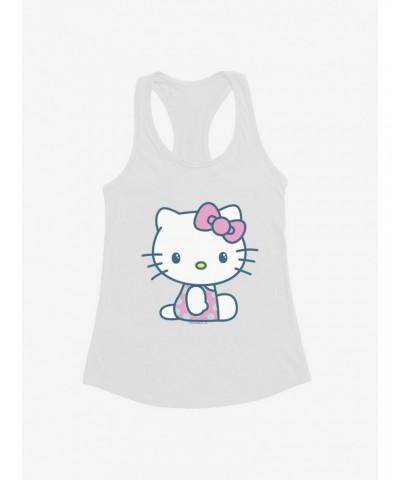 Hello Kitty Kawaii Vacation Polka Dot Swim Outfit Girls Tank $7.97 Tanks