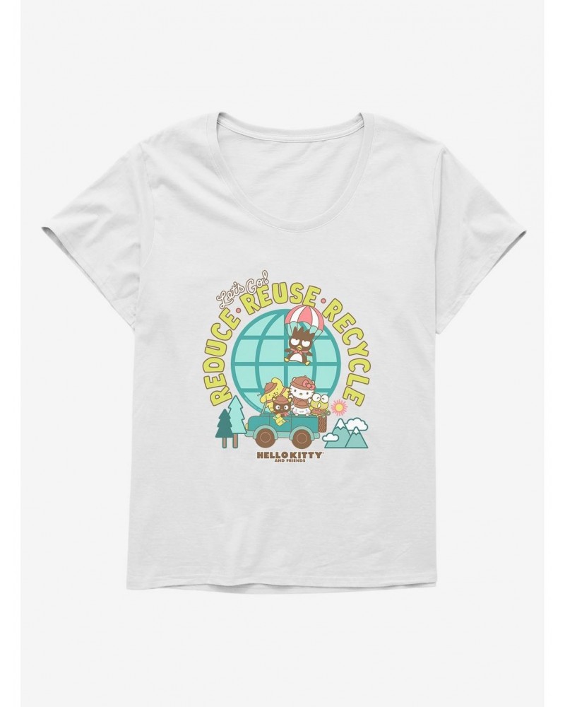 Hello Kitty & Friends Earth Day Reduce, Reuse, Recycle Girls T-Shirt Plus Size $11.72 T-Shirts