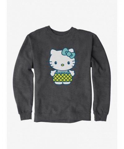 Hello Kitty Kawaii Vacation Pineapple Outfit Sweatshirt $13.28 Sweatshirts