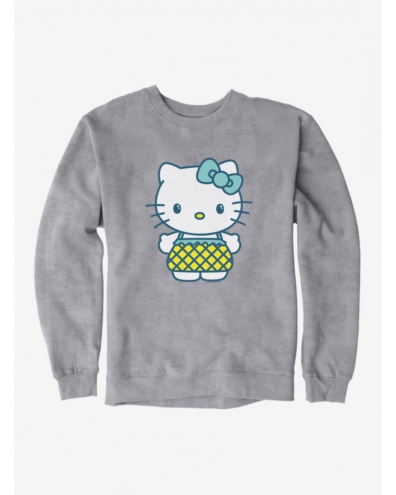 Hello Kitty Kawaii Vacation Pineapple Outfit Sweatshirt $13.28 Sweatshirts