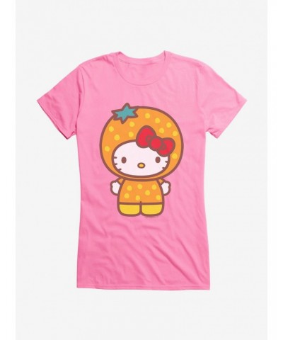 Hello Kitty Five A Day Orange Outfit Girls T-Shirt $6.37 T-Shirts