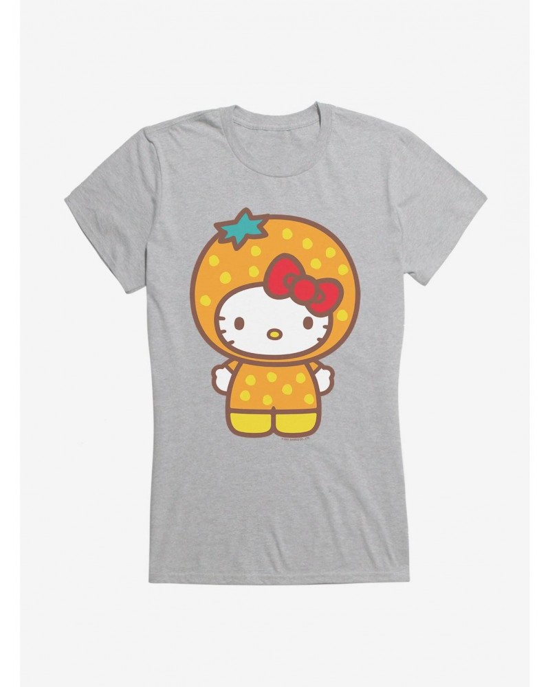 Hello Kitty Five A Day Orange Outfit Girls T-Shirt $6.37 T-Shirts