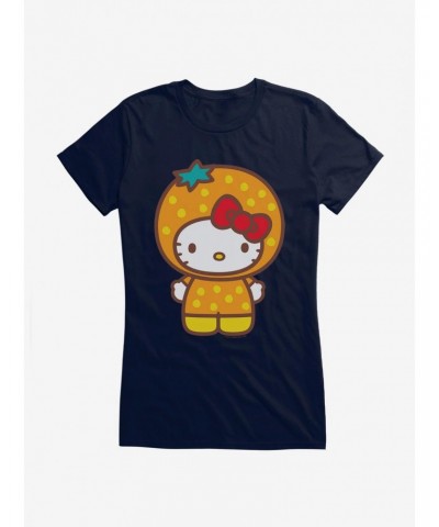 Hello Kitty Five A Day Orange Outfit Girls T-Shirt $6.37 T-Shirts