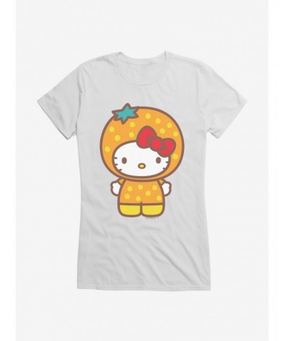 Hello Kitty Five A Day Orange Outfit Girls T-Shirt $6.37 T-Shirts