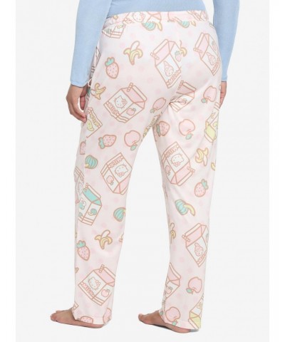 Hello Kitty And Friends Milk Carton Pajama Pants Plus Size $11.48 Pants