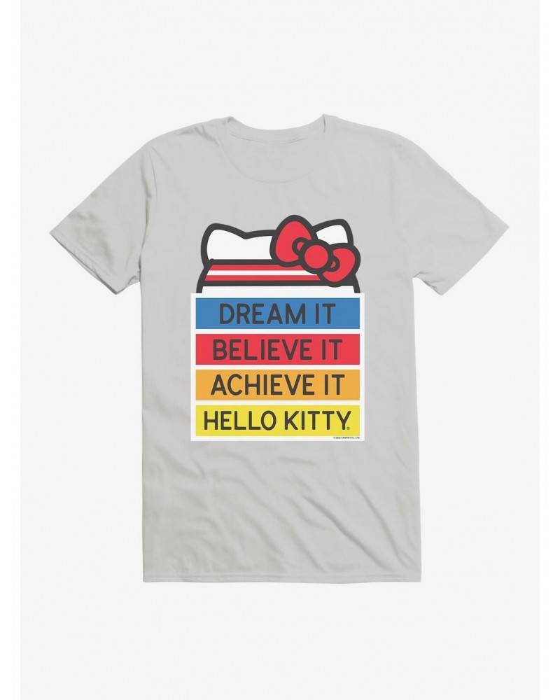 Hello Kitty Dream It Believe It Achieve It T-Shirt $8.80 T-Shirts