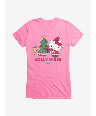 Hello Kitty Jolly Vibes Girls T-Shirt $8.76 T-Shirts