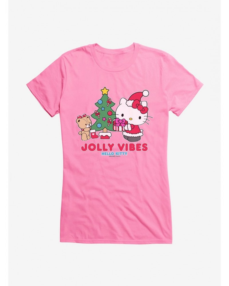 Hello Kitty Jolly Vibes Girls T-Shirt $8.76 T-Shirts