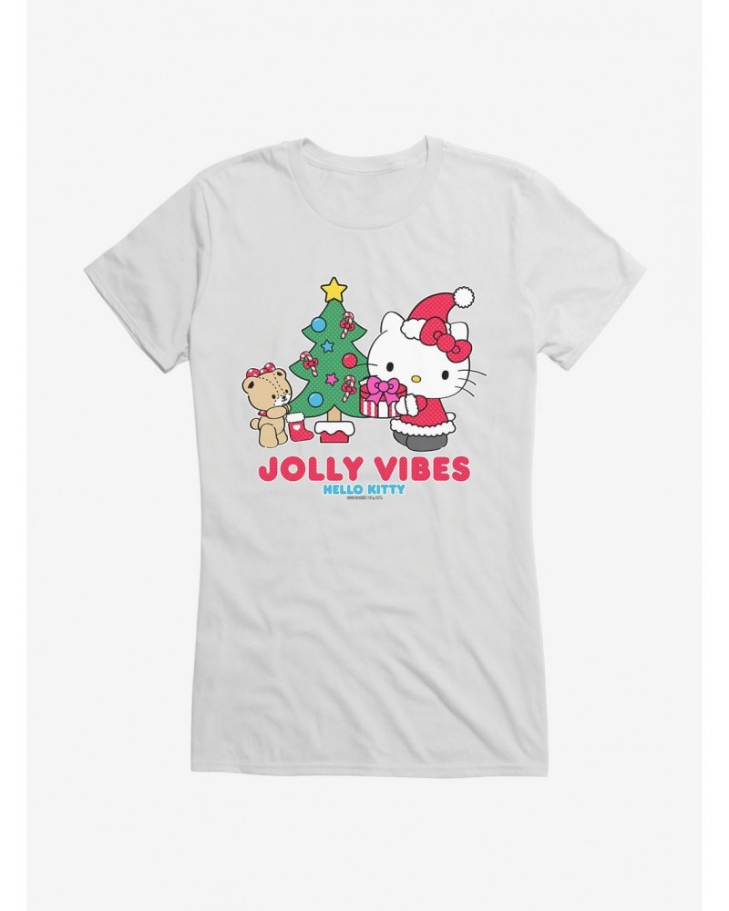 Hello Kitty Jolly Vibes Girls T-Shirt $8.76 T-Shirts