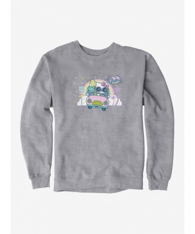Hello Kitty Kawaii Vacation Retro Fun Night Out Sweatshirt $13.58 Sweatshirts