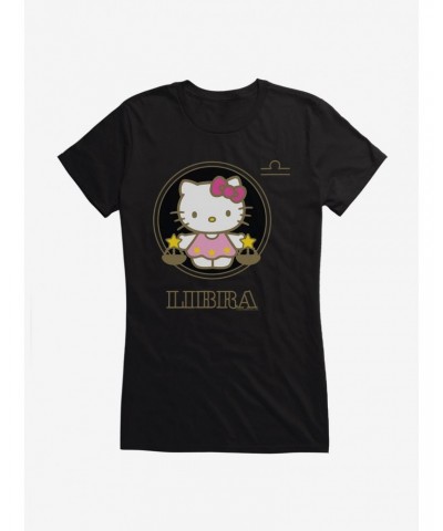 Hello Kitty Star Sign Libra Stencil Girls T-Shirt $8.76 T-Shirts