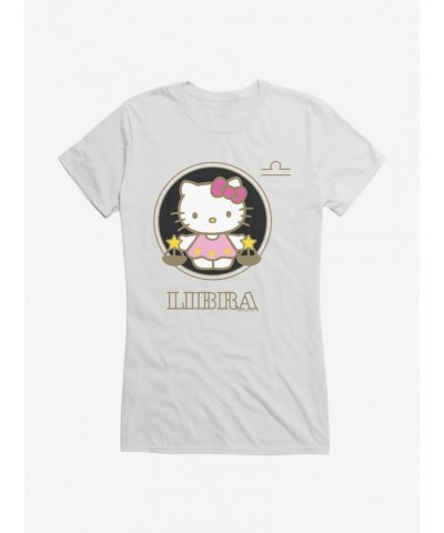 Hello Kitty Star Sign Libra Stencil Girls T-Shirt $8.76 T-Shirts