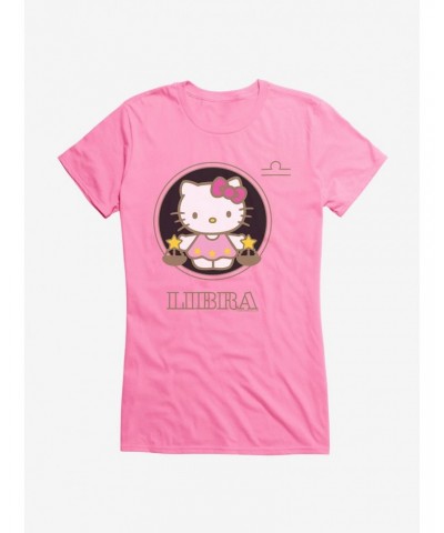 Hello Kitty Star Sign Libra Stencil Girls T-Shirt $8.76 T-Shirts