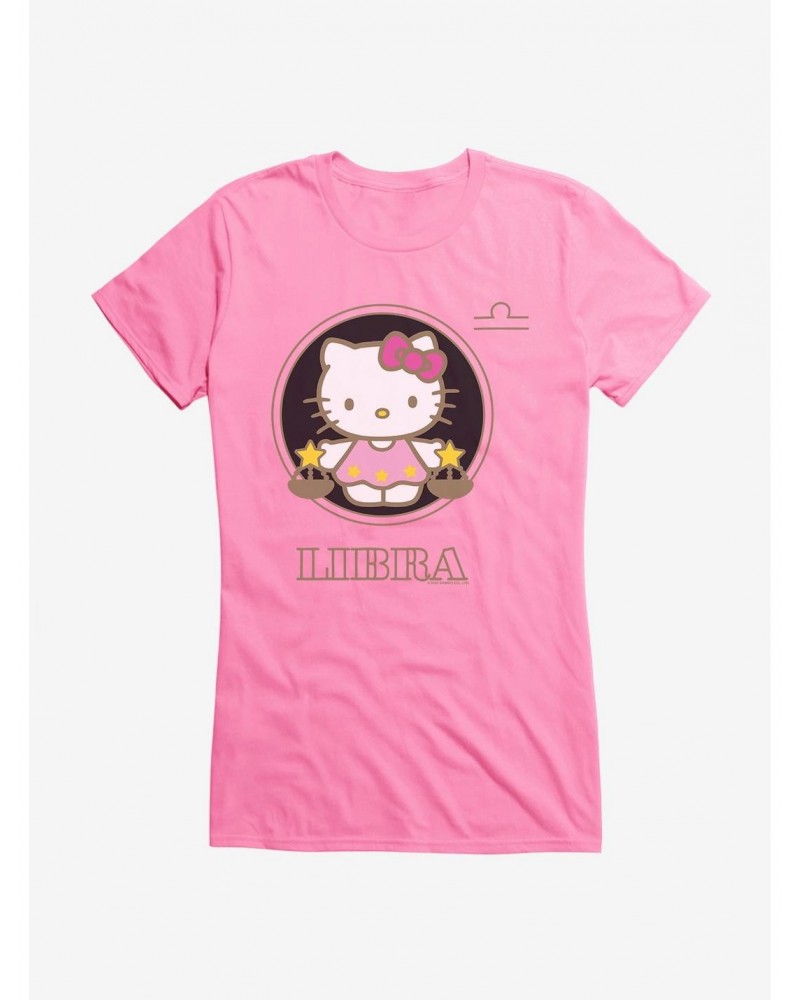 Hello Kitty Star Sign Libra Stencil Girls T-Shirt $8.76 T-Shirts