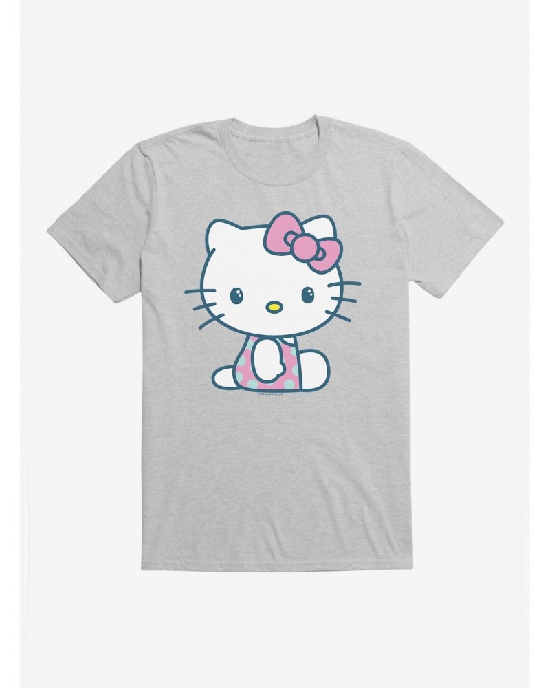 Hello Kitty Kawaii Vacation Polka Dot Swim Outfit T-Shirt $5.93 T-Shirts