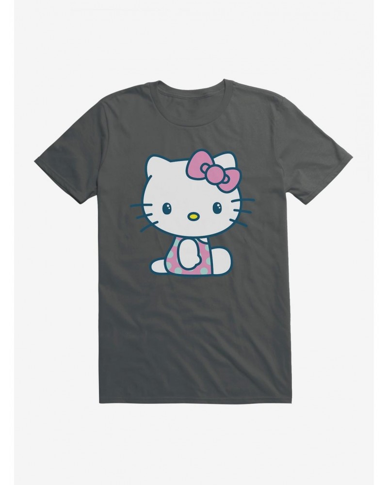 Hello Kitty Kawaii Vacation Polka Dot Swim Outfit T-Shirt $5.93 T-Shirts