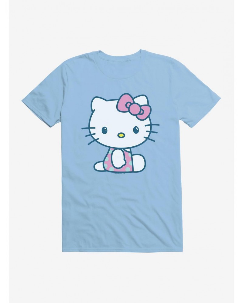 Hello Kitty Kawaii Vacation Polka Dot Swim Outfit T-Shirt $5.93 T-Shirts