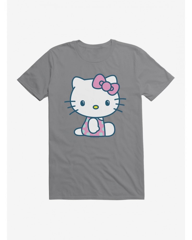 Hello Kitty Kawaii Vacation Polka Dot Swim Outfit T-Shirt $5.93 T-Shirts