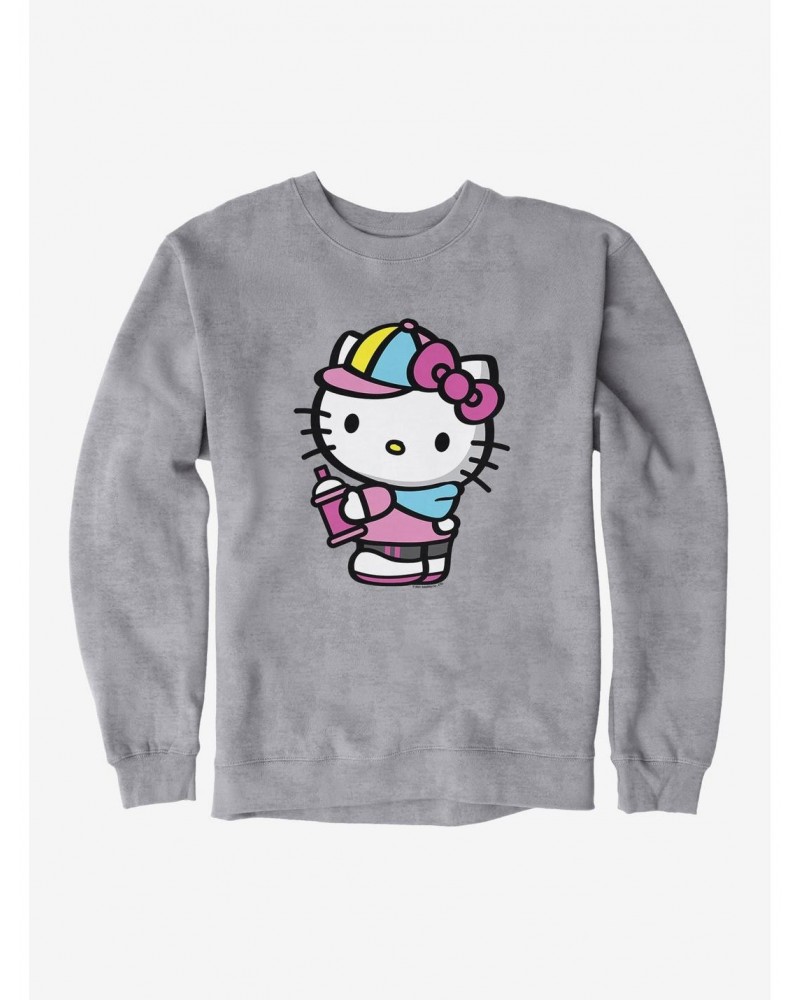 Hello Kitty Spray Can Side Sweatshirt $10.04 Sweatshirts