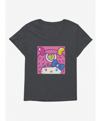 Hello Kitty Sweet Kaiju Cyclops Girls T-Shirt Plus Size $11.10 T-Shirts