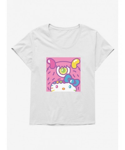 Hello Kitty Sweet Kaiju Cyclops Girls T-Shirt Plus Size $11.10 T-Shirts