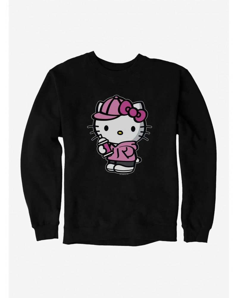 Hello Kitty Pink Front Sweatshirt $13.28 Sweatshirts