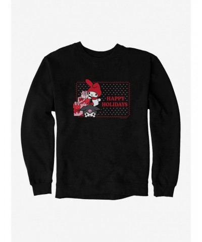 My Melody & Kuromi Holiday Presents Ugly Christmas Sweatshirt $11.22 Sweatshirts