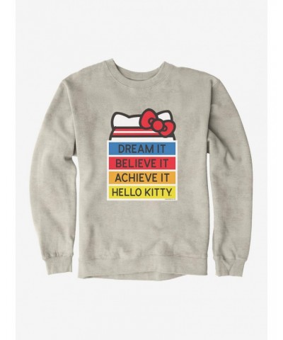 Hello Kitty Dream It Believe It Achieve It Sweatshirt $9.45 Sweatshirts